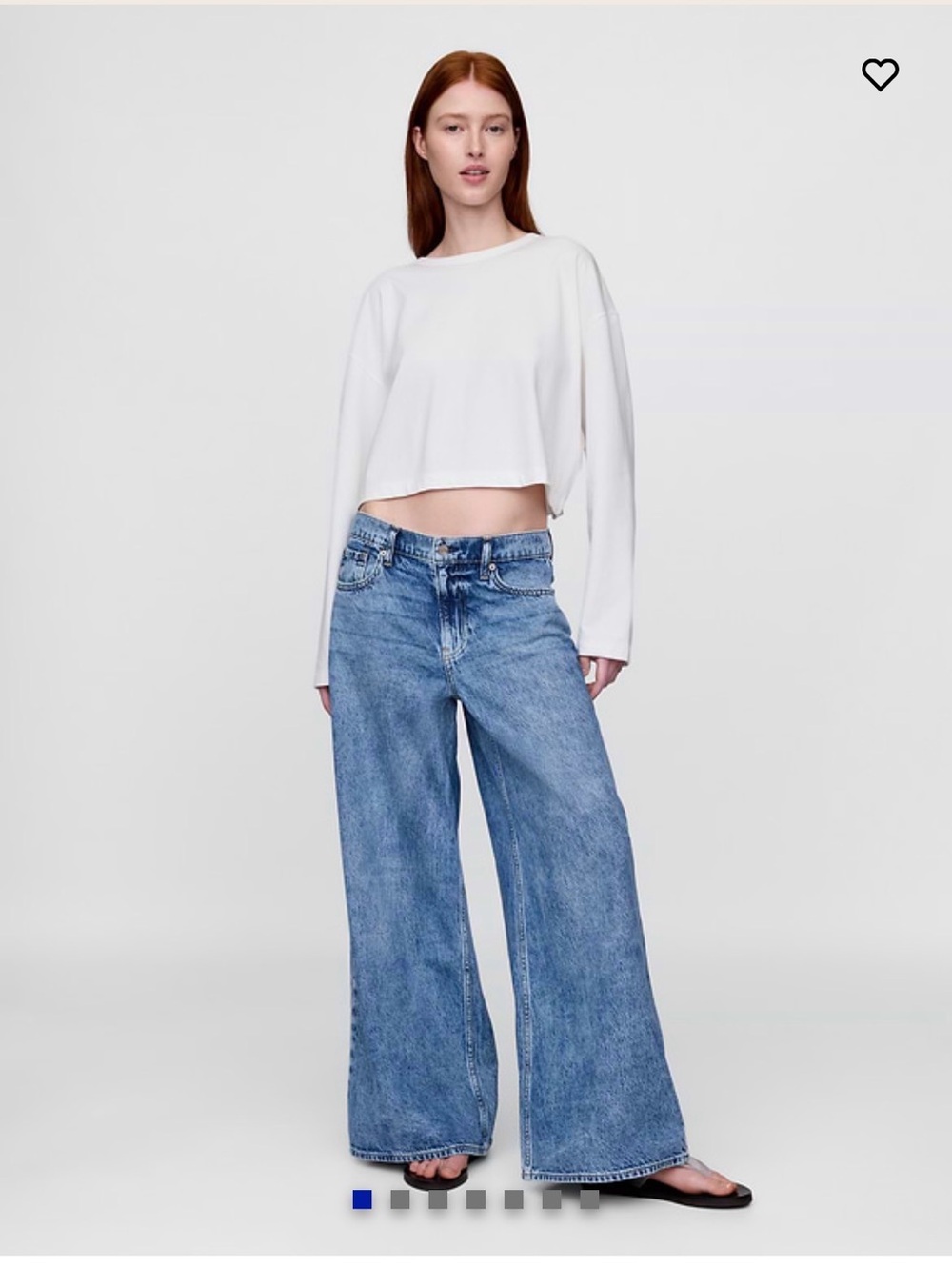 GAP Women's Low Slung Extra Baggy Wide-Leg Jeans